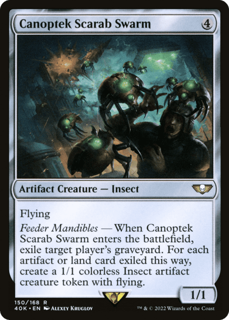 Canoptek Scarab Swarm (150) — Warhammer 40,000 Commander