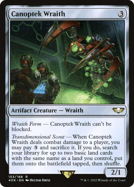 Canoptek Wraith (153) — Warhammer 40,000 Commander