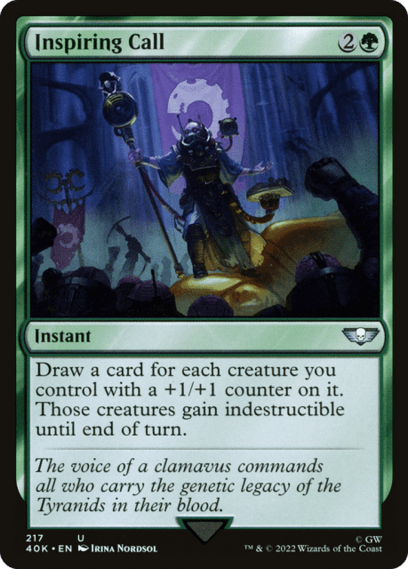 Inspiring Call (217) — Warhammer 40,000 Commander