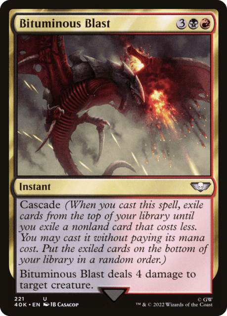 Bituminous Blast (221) — Warhammer 40,000 Commander
