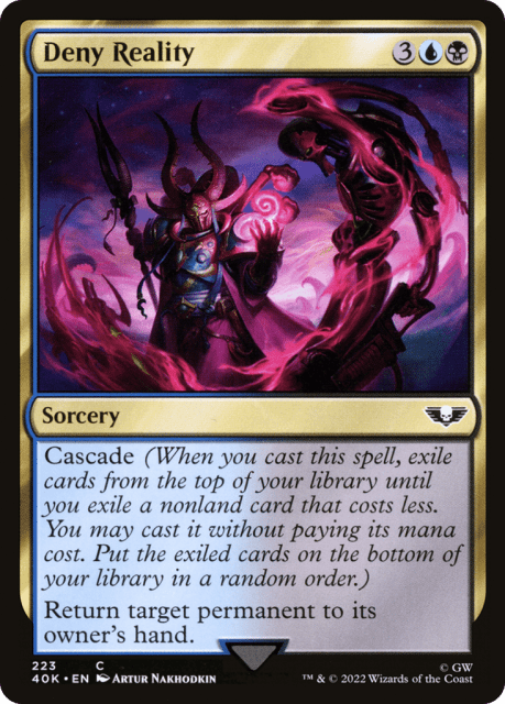 Deny Reality (223) — Warhammer 40,000 Commander
