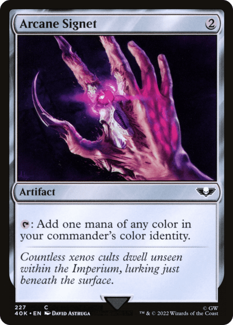 Arcane Signet (227) — Warhammer 40,000 Commander