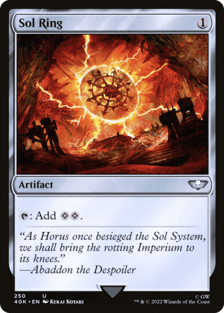 Sol Ring (250) — Warhammer 40,000 Commander