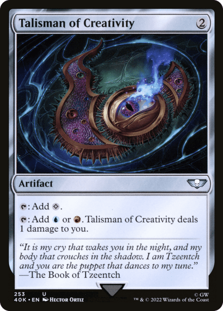Talisman of Creativity (253) — Warhammer 40,000 Commander