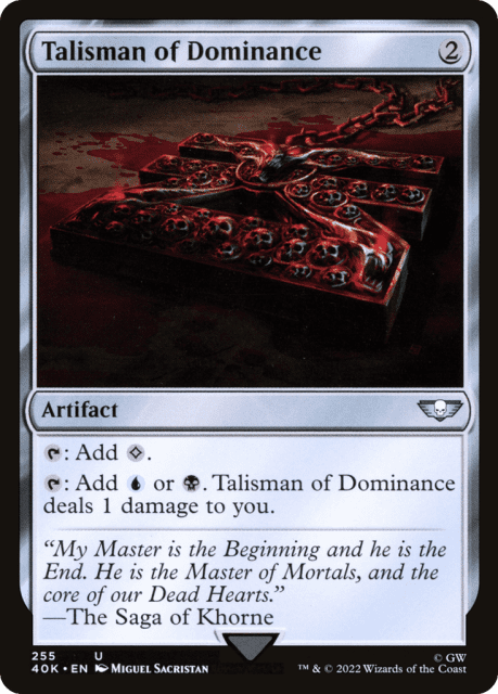 Talisman of Dominance (255) — Warhammer 40,000 Commander
