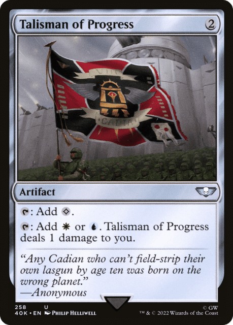 Talisman of Progress (258) — Warhammer 40,000 Commander