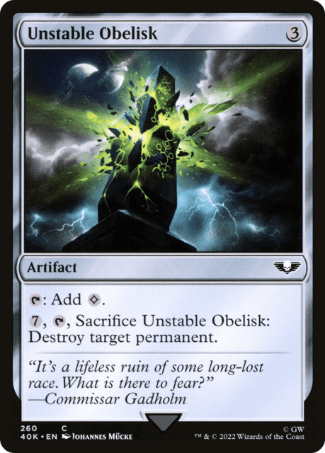 Unstable Obelisk (260) — Warhammer 40,000 Commander