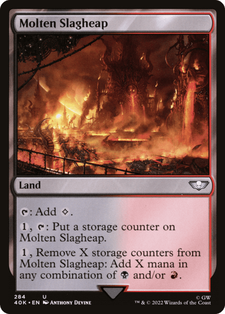 Molten Slagheap (284) — Warhammer 40,000 Commander