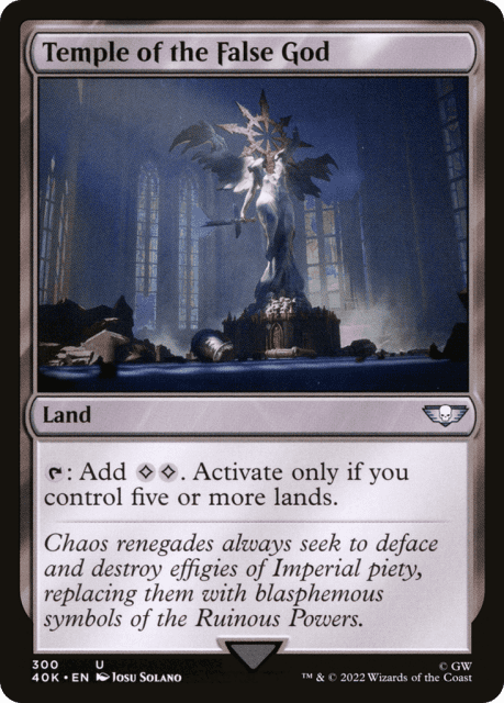 Temple of the False God (300) — Warhammer 40,000 Commander