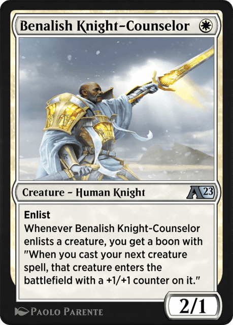 Benalish Knight-Counselor (1) — Alchemy: Dominaria