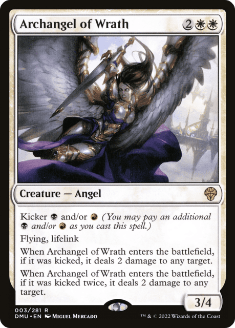 Archangel of Wrath (3) — Dominaria United