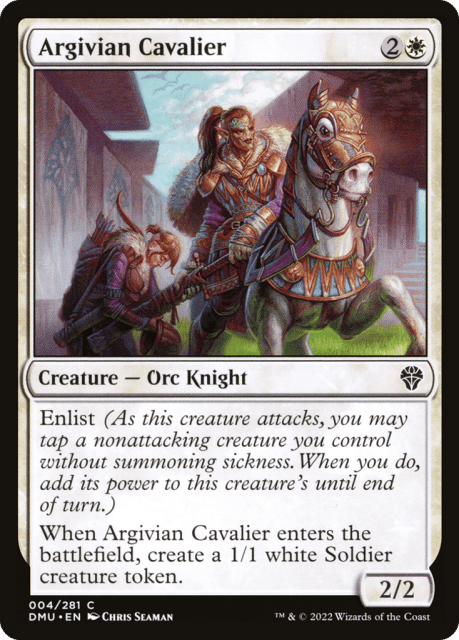 Argivian Cavalier (4) — Dominaria United