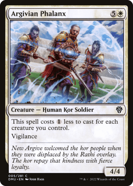 Argivian Phalanx (5) — Dominaria United