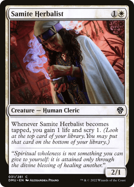 Samite Herbalist (31) — Dominaria United