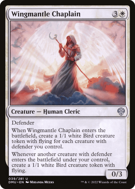 Wingmantle Chaplain (39) — Dominaria United