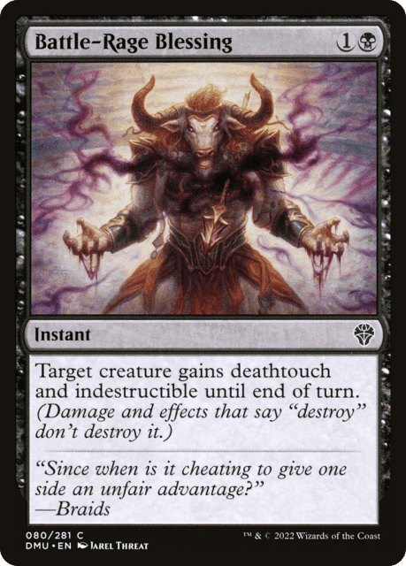 Battle-Rage Blessing (80) — Dominaria United