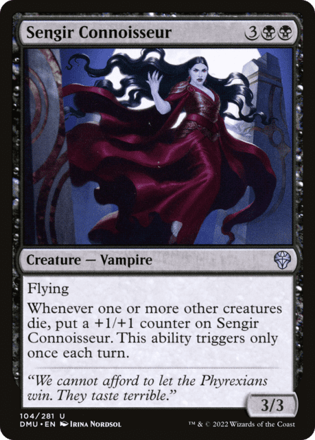 Sengir Connoisseur (104) — Dominaria United