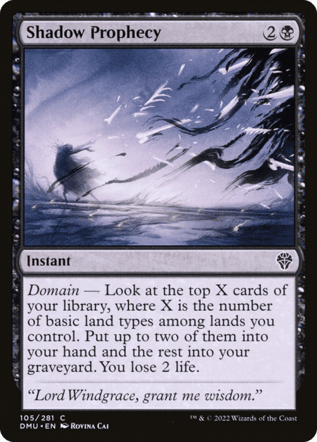 Shadow Prophecy (105) — Dominaria United