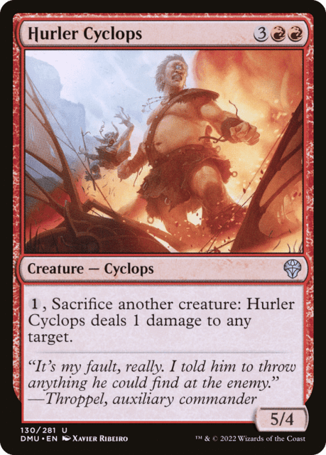 Hurler Cyclops (130) — Dominaria United
