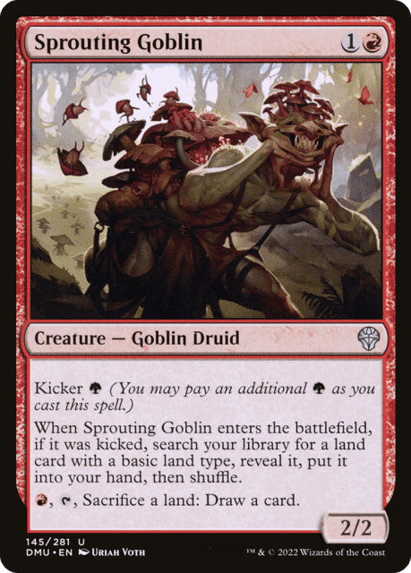 Sprouting Goblin (145) — Dominaria United