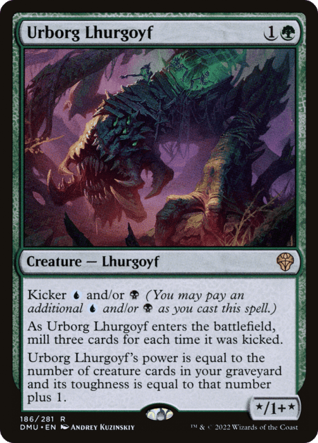 Urborg Lhurgoyf (186) — Dominaria United