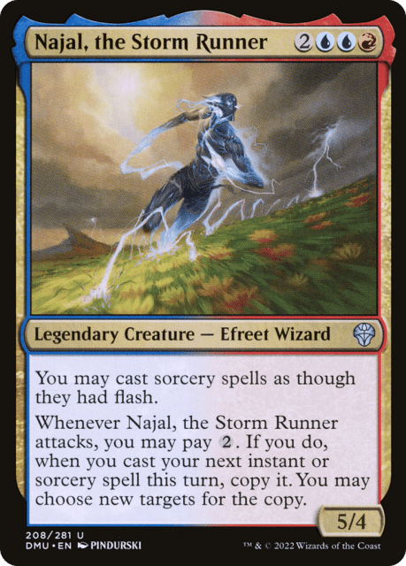 Najal, the Storm Runner (208) — Dominaria United