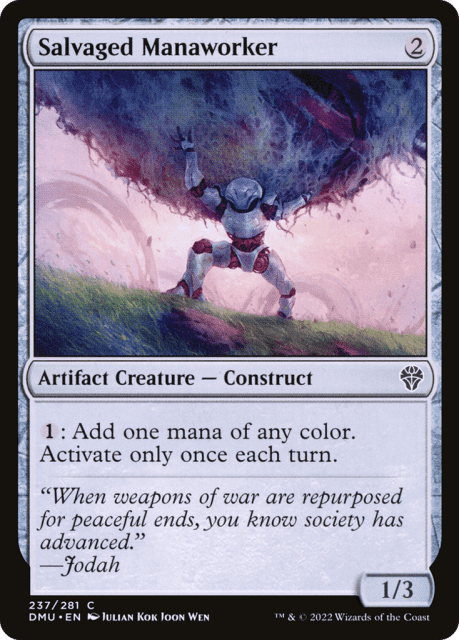 Salvaged Manaworker (237) — Dominaria United