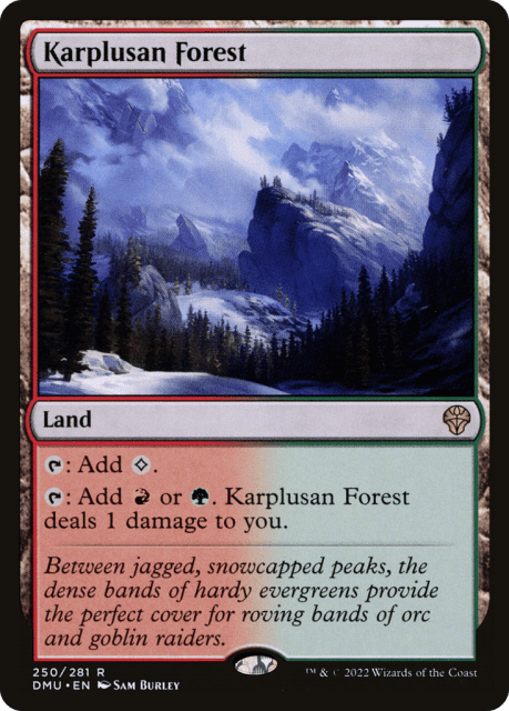 Karplusan Forest (250) — Dominaria United