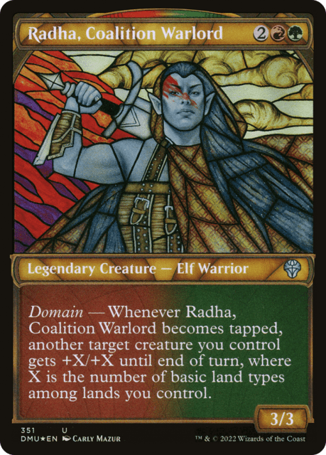 Radha, Coalition Warlord (351) — Dominaria United