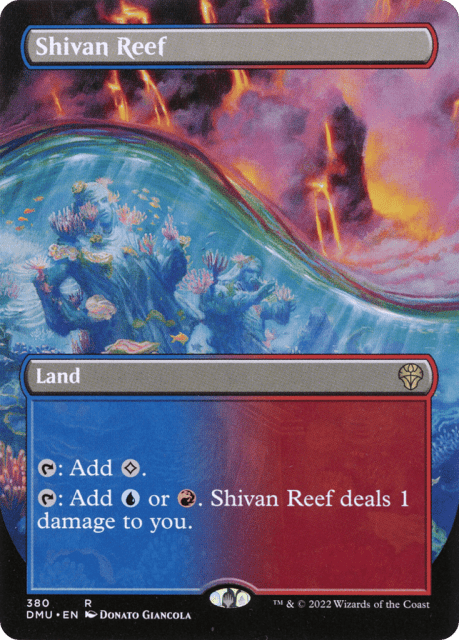 Shivan Reef (380) — Dominaria United