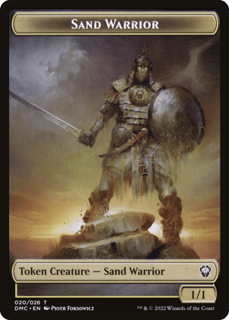 Sand Warrior (20) — Dominaria United