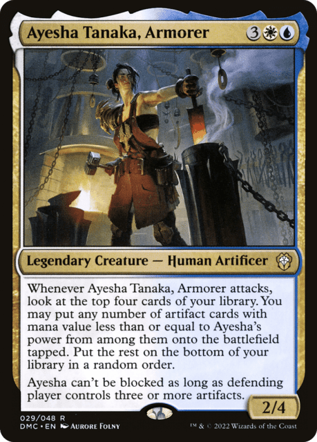 Ayesha Tanaka, Armorer (29) — Dominaria United Commander