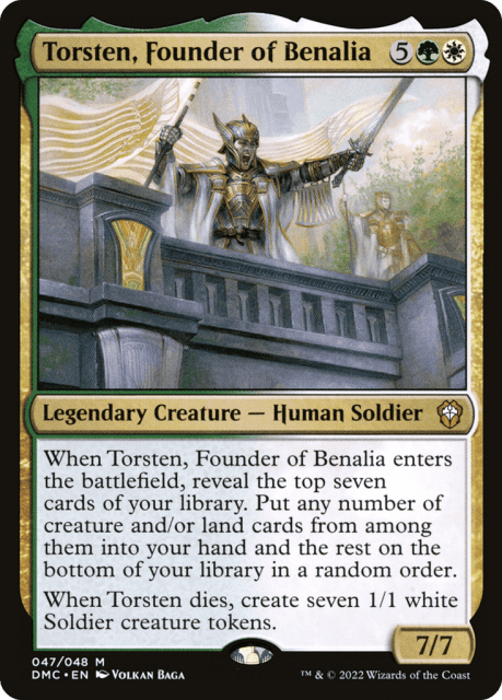 Torsten, Founder of Benalia (47) — Dominaria United Commander