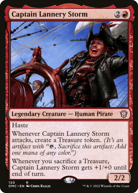 Captain Lannery Storm (120) — Dominaria United Commander