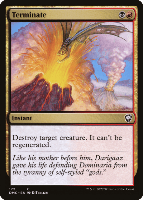 Terminate (172) — Dominaria United Commander