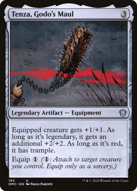 Tenza, Godo's Maul (193) — Dominaria United Commander