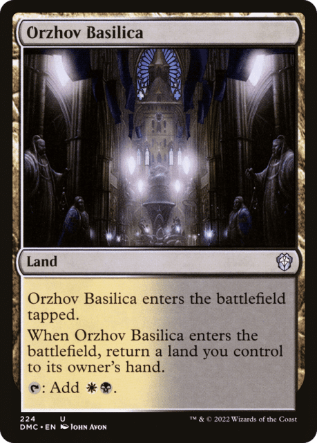 Orzhov Basilica (224) — Dominaria United Commander