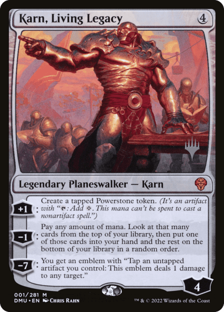 Karn, Living Legacy (1) — Dominaria United Promos
