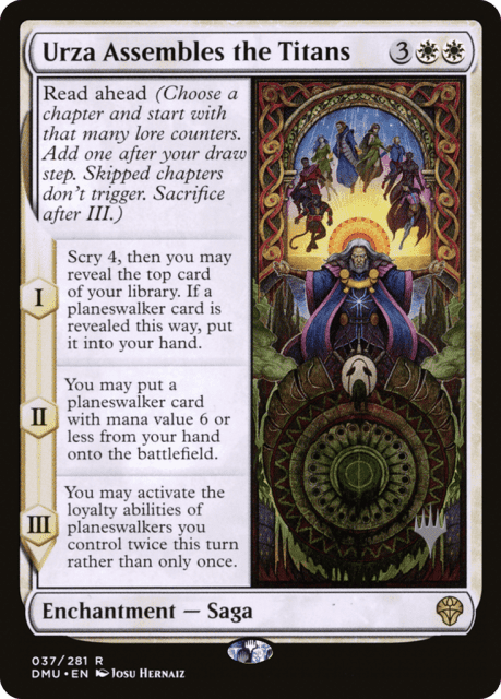 Urza Assembles the Titans (37) — Dominaria United Promos