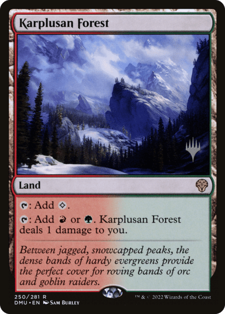 Karplusan Forest (250) — Dominaria United Promos