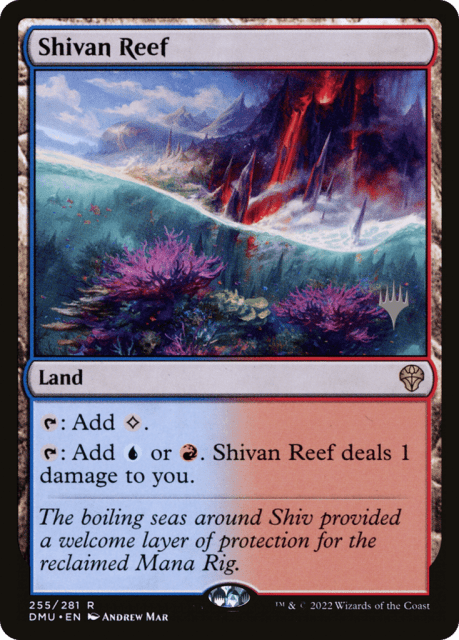 Shivan Reef (255) — Dominaria United Promos
