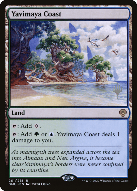 Yavimaya Coast (261) — Dominaria United Promos