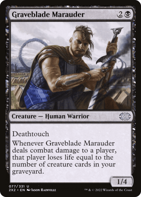Graveblade Marauder (77) — Double Masters 2022