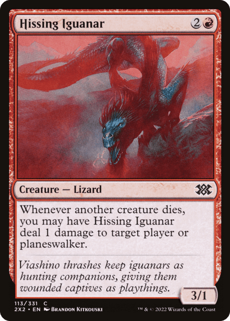 Hissing Iguanar (113) — Double Masters 2022