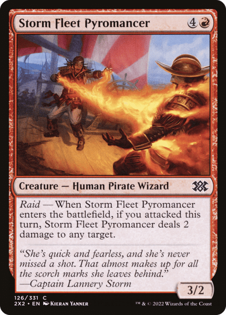 Storm Fleet Pyromancer (126) — Double Masters 2022