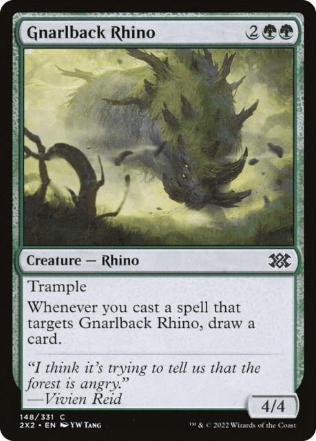 Gnarlback Rhino (148) — Double Masters 2022