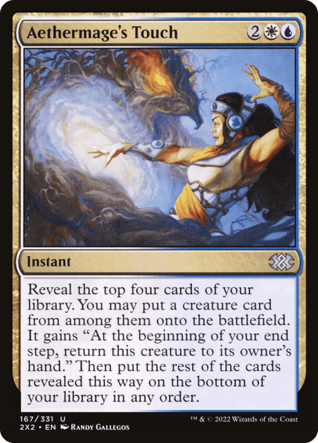 Aethermage's Touch (167) — Double Masters 2022
