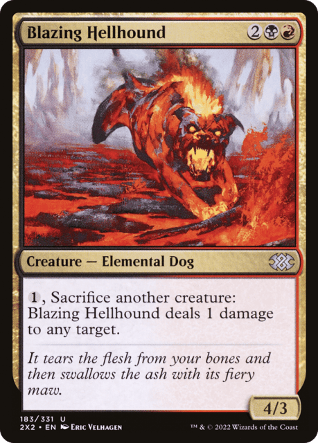Blazing Hellhound (183) — Double Masters 2022