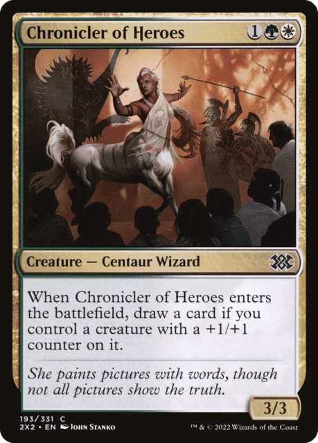 Chronicler of Heroes (193) — Double Masters 2022