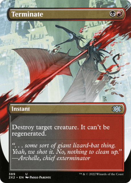 Terminate (389) — Double Masters 2022